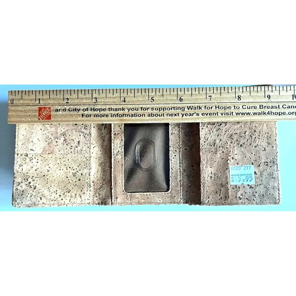 Doshi Cork Trifold Wallet NWT